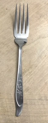 Tenedor para servir carne fría sólida mediana SST1 rosa acero inoxidable SILUETA repuesto Foto 1 de 4