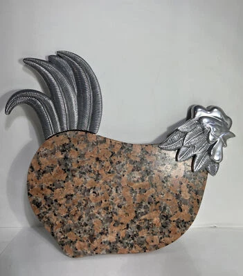 Lenox Marble Chicken Cutting Cheese Board Kitchen Decor - Image 1 of 4