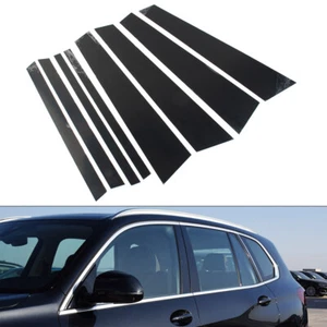 8 Pezzi Colonna Finestra Porta Auto B C Pilastri Pali Copertura Guarnizioni per BMW X5 G05 19-22 - Foto 1 di 12