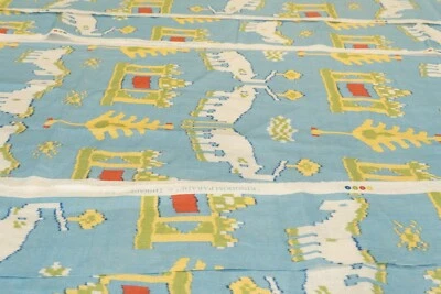 Lote de cinco restos de tela Thibaut "Kingdom Parade" diferentes tamaños Foto 1 de 4