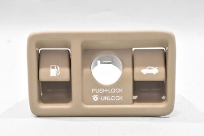 92-00 Lexus SC300 SC400 Fuel Gas Door Trunk Switch Trim Beige OEM - Image 1 of 4