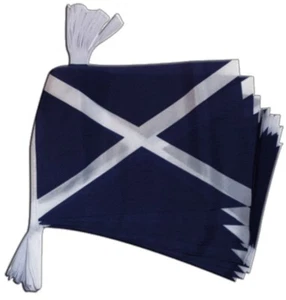 Fahnenkette Flaggenkette Girlande Schottland Fahnen Flaggen 15x22cm - Picture 1 of 1