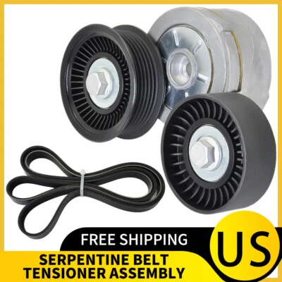 Tensor de correa Serpentine con polea para Dodge Nitro Jeep Liberty 2010-2011 3,7 L Foto 1 de 4