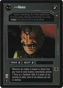 Advosze (A New Hope-Limited) | Decipher Star Wars CCG | NM/LP - Picture 1 of 1