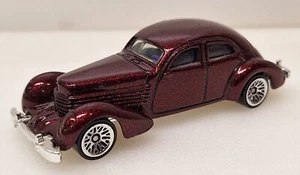 HOT WHEELS 1996 ‘36 Cord Metallic Sparkle Burgundy Malaysia 3.5" Toy Car Vintage - Picture 1 of 10