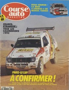 Autorennen Nr. 37 07.01.1992 PARIS-LE CAP BMW ANDROS TARRES Retro 1991 Kalender - Bild 1 von 1
