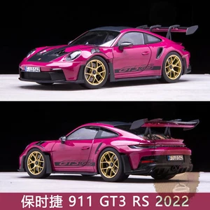 NOREV 1/18 Porsche 911 GT3 RS 2022 Aleación Diecast Modelo Coche Colección Regalos Rosa - Imagen 1 de 9