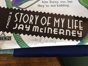 THE STORY OF MY LIFE: PROMOTIONAL POSTER - SIGNED BY AUTHOR JAY MCINERNEY - Picture 1 of 3