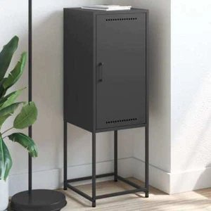 Highboard Black 36x39x107 cm Steel - Picture 1 of 11