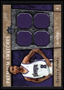 2006-07 Ultimate Collection Premium Swatches #PRQD Quincy Douby Jersey /75
