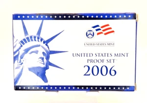 2006 UNITED STATES MINT PROOF SET (S) 10 Coins with COA, 5 state quarters. - Picture 1 of 9