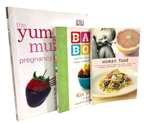 Women Food Book Bundle Nutrition Guide Cookbook Baby Pregnancy Menopause VGC - Picture 1 of 6