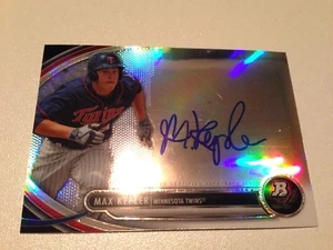 Max Kepler 2013 Bowman Platinum RC Refractor Autograph on Card Minnesota Twins  - Bild 1 von 2