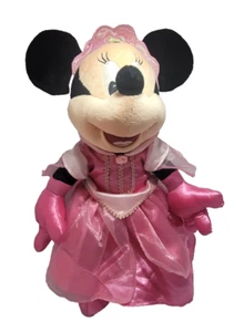 DISNEYLAND RESORT PARIS PRINCESS MNNIE MOUSE PLUSH 14"CUDDLY SOFT TOY VERY RARE - Picture 1 of 19