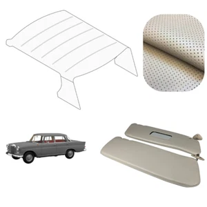 Headliner & Sun Visor Set For Mercedes W110 No Sunroof – Perforated Roof - Bild 1 von 4