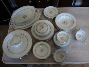 VTG Noritake Stanton #5407 Fine China. Service For 5 + 5 Serving 43 Pcs. - Picture 1 of 10