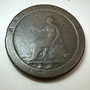 1797 Great Britain 1 Penny one pence CARTWHEEL 1p United Kingdom UK British - Picture 1 of 6