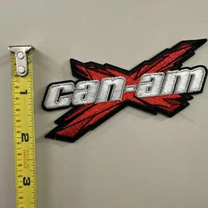 Can-am (Embroidered Iron on patch) Motorcycle / Dirt Bike / Racing - Picture 1 of 3