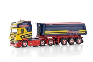 WSI 01-4399 PWT Cargo Scania R Highline CR20H Tipper Trailer (3 Axle) Scale 1:50 - Picture 1 of 6