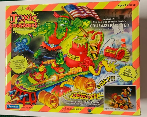 TOXIC CRUSADERS CRUSADERSKATER PLAYMATES TROMA RARE 1991 Cover