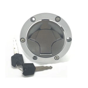 Fuel Tank Gas Cap Cover W/ Key For Kawasaki EX250 Ninja 250R 2008-2012 Z250SL - Picture 1 of 4