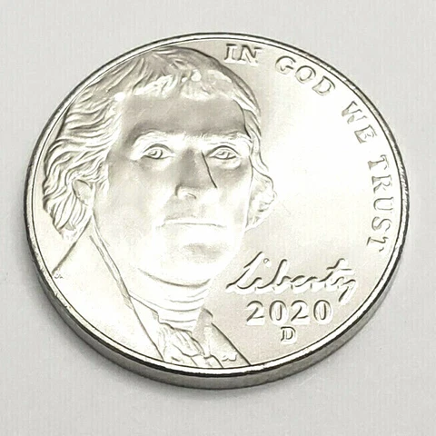 2020 D JEFFERSON NICKEL  *AU OR BETTER*   **FREE SHIPPING** Cover