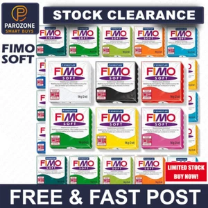 New Fimo Soft 57g Polymer Moulding Modelling Oven Bake Clay - Picture 1 of 26