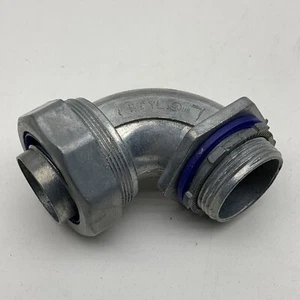 (10-Pack) Die Cast Zinc 1-1/4" Liquidtight Flexible Conduit 90-Degree Connector - Picture 1 of 12