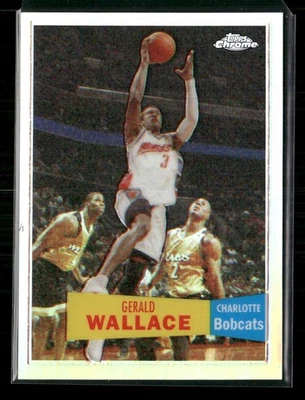 2007-08 Topps cromo #60 Gerald Wallace 1957-58 variaciones refractores #/999 Foto 1 de 2