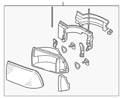 Conjunto compuesto genuino GM 16525162 Foto 1 de 2