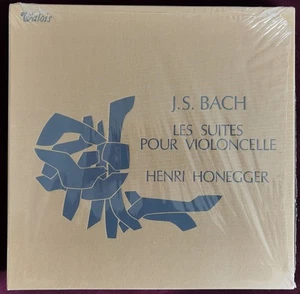 Rare Original Sealed Henri Honegger Bach Solo Cello Suites 3LP Valois CMB 22 ED1 - Picture 1 of 2