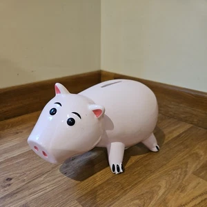 DISNEY PIXAR PALADONE HAMM TOY STORY PIG CERAMIC MONEY BANK PIGGY - Picture 1 of 6