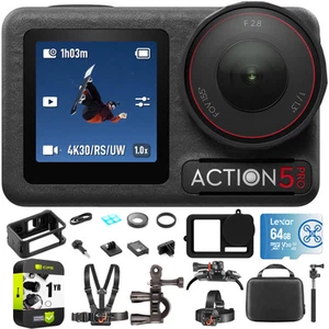 DJI CP.OS.00000377.01 Osmo Action 5 Pro Standard Combo + Action Accessories Kit - Picture 1 of 12