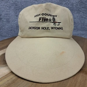 Vintage Imperial Mütze Kappe lange Krempe Schirm Baumwolle Jackson Loch Fliegenfischen Outdoor - Bild 1 von 11