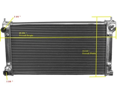 Radiador para Volkswagen Scirocco MT 1979 1980 1981 1,6 L 1,7 L l4 k2 Foto 1 de 4