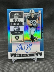 MICHAEL MAYER 2023 CONTENDIENTES ÓPTICO BOLETO DE NOVATO VERDE AZULADO RC AUTOMÁTICO/99 - Imagen 1 de 2