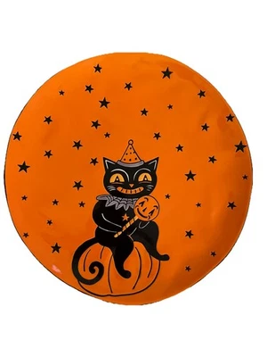 Juego de 4 platos de cena Eli + Ana Retro Black Cat 11” NUEVO HALLOWEEN Foto 1 de 3