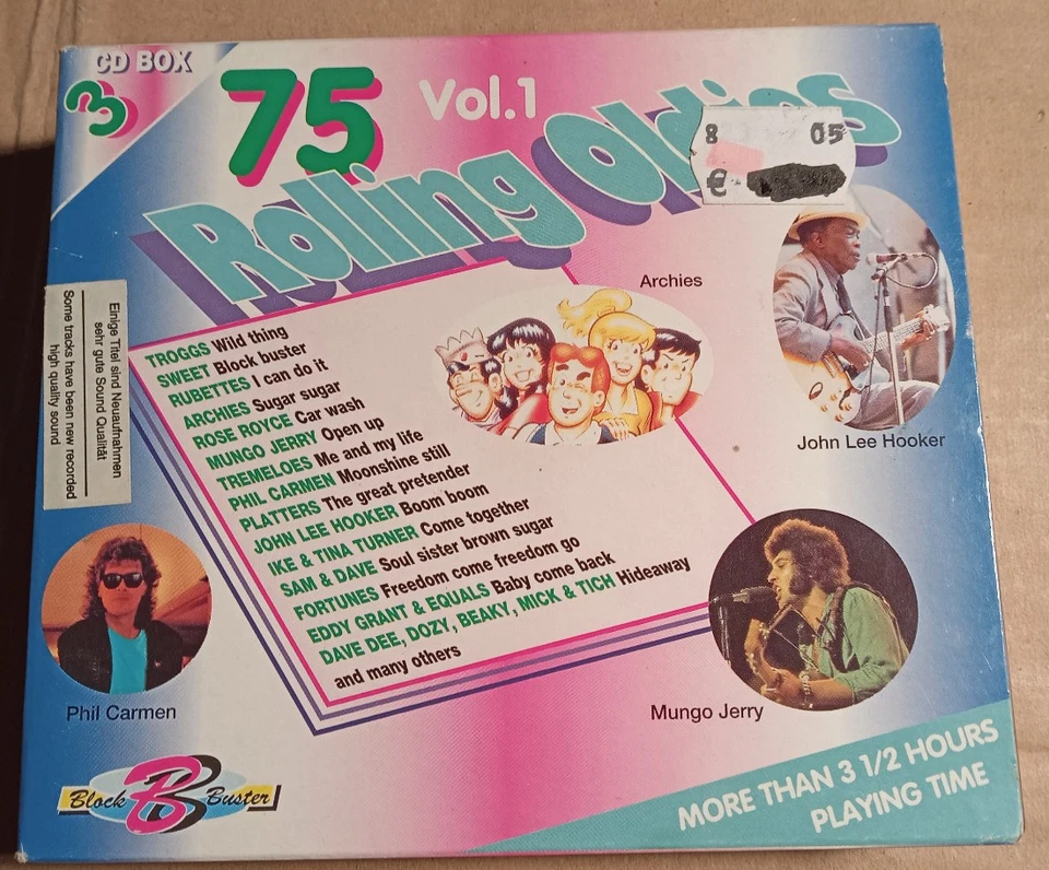Various  -   Rolling Oldies 75 Vol.1     -3   CD  (JG3279) - Bild 1 von 3