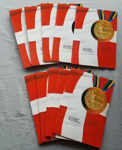 10x Dänemark Telefonkarten Folder Dänische Medaillen Olympia Barcelona 1992 - Bild 1 von 2