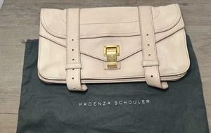 PROENZA SCHOULER hellrosa Lammleder Pochette Clutch Tasche gebraucht, in einwandfreiem Zustand - Bild 1 von 13