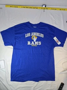 Los Angeles Rams NFL Apparel Gr. XL Herren Kurzarm T-Shirt Blau 100% Baumwolle - Bild 1 von 4