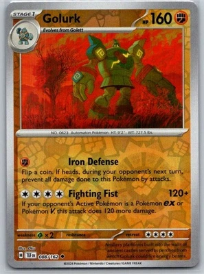 Golurk 088/162 Reverse Holo SV05: Temporal Forces NM - Image 1 of 2