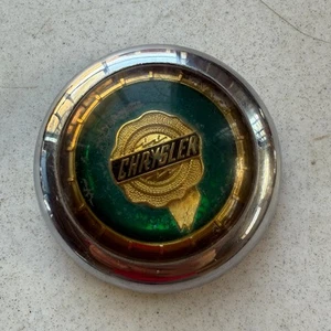 VINTAGE 1949 50 CHRYSLER STEERING WHEEL HORN CAP BUTTON OEM 1141456 MOPAR - Picture 1 of 4