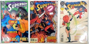Superboy Lot of 3 #2nd 2, 3rd 2, 3 (1990) DC Comics 1st Print Comic Books - Picture 1 of 1