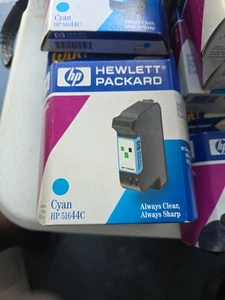 NUEVO GENUINO - CARTUCHO DE TINTA CIAN HP 44 - 51644C Caja Sellada 10/2009 - Imagen 1 de 1