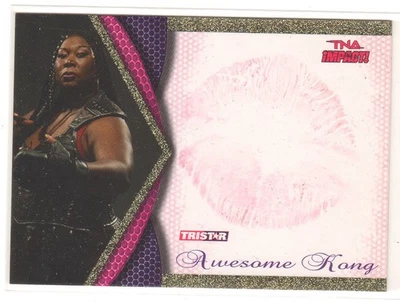 AWESOME KONG KHARMA - TNA IMPACT - KISS CARD NUMBERED 09/99 TRISTAR 2009 WWE AEW - Image 1 of 2