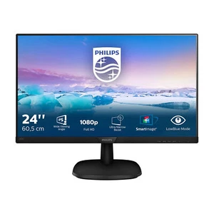 Monitor Philips 24" led ips FULL HD HDMI VGA DVI VESA 243V7QDSB - Foto 1 di 4