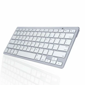 Bluetooth Wireless Mini Keyboard for Apple iOS & Android Cellphone Tablet White - Picture 1 of 5