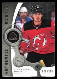 2021-22 SP Game Used Alexander Holtz Authentic Rookie /999 Devils - Picture 1 of 2