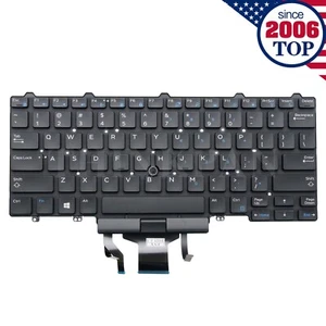 Original US Tastatur mit Hintergrundbeleuchtung für Dell Latitude 5480 5490 7480 E7450 0D19TR - Bild 1 von 6